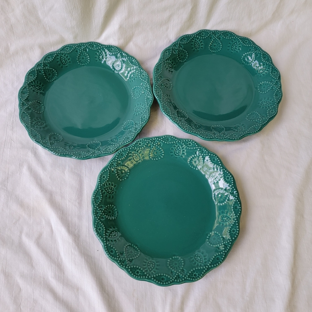 Pioneer Woman Cowgirl Lace Salad Plate